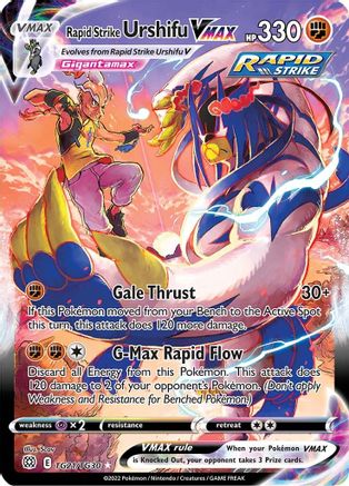 Rapid Strike Urshifu VMAX (TG21) [SWSH09: Brilliant Stars Trainer Gallery] Holofoil - Deck Out Gaming