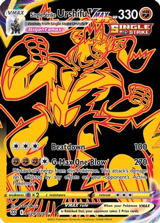Single Strike Urshifu VMAX (Secret) (TG29) [SWSH09: Brilliant Stars Trainer Gallery] Holofoil - Deck Out Gaming