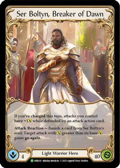 Ser Boltyn, Breaker of Dawn - HER031 (HER031) [Flesh and Blood: Promo Cards] Cold Foil - Deck Out Gaming