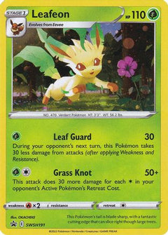 Leafeon - SWSH191 (SWSH191) [SWSH: Sword & Shield Promo Cards] Holofoil - Deck Out Gaming