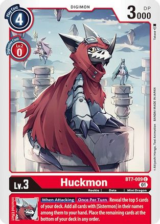 Huckmon (BT7-009) [Next Adventure] - Deck Out Gaming