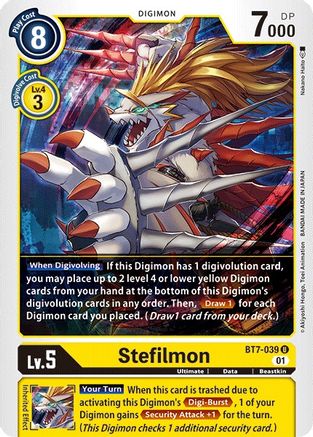 Stefilmon (BT7-039) [Next Adventure] - Deck Out Gaming