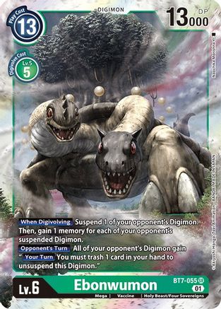 Ebonwumon (BT7-055) [Next Adventure] Foil - Deck Out Gaming