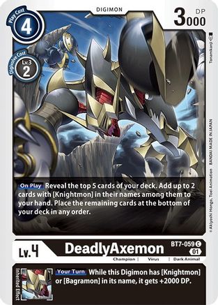 DeadlyAxemon (BT7-059) [Next Adventure] - Deck Out Gaming