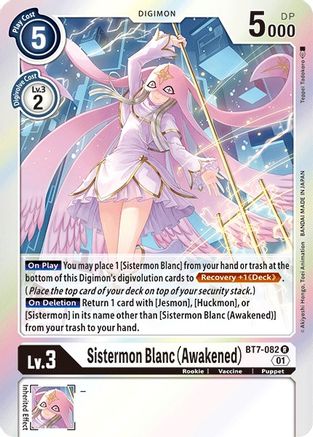 Sistermon Blanc (Awakened) (BT7-082) [Next Adventure] Foil - Deck Out Gaming