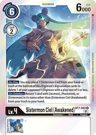 Sistermon Ciel (Awakened) (BT7-083) [Next Adventure] Foil - Deck Out Gaming