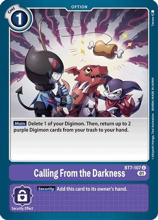 Calling From the Darkness (BT7-107) [Next Adventure] - Deck Out Gaming