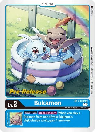 Bukamon (BT7-002) [Next Adventure Pre-Release Cards] Foil - Deck Out Gaming