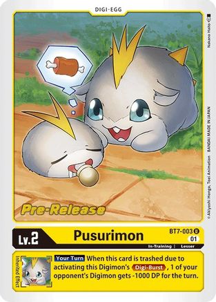 Pusurimon (BT7-003) [Next Adventure Pre-Release Cards] Foil - Deck Out Gaming