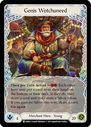 Genis Wotchuneed - HER053 (HER053) [Flesh and Blood: Promo Cards] Cold Foil - Deck Out Gaming