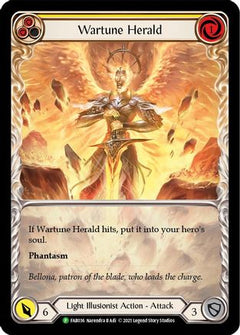 Wartune Herald (Yellow) (Extended Art) -  FAB036 (FAB036) [Flesh and Blood: Promo Cards] Rainbow Foil - Deck Out Gaming