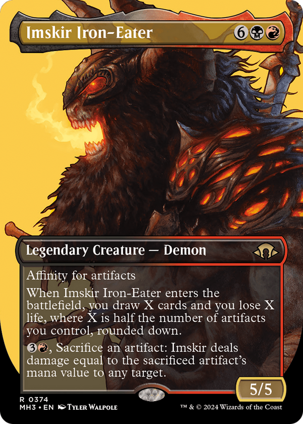 Imskir Iron-Eater (Borderless) (374) [Modern Horizons 3] foil - Deck Out Gaming