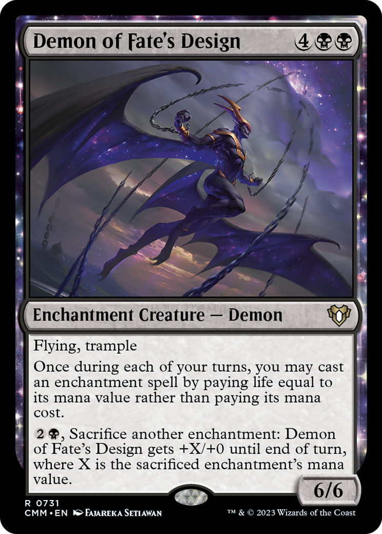 Demon of Fate's Design (731) [Commander Masters] - Deck Out Gaming