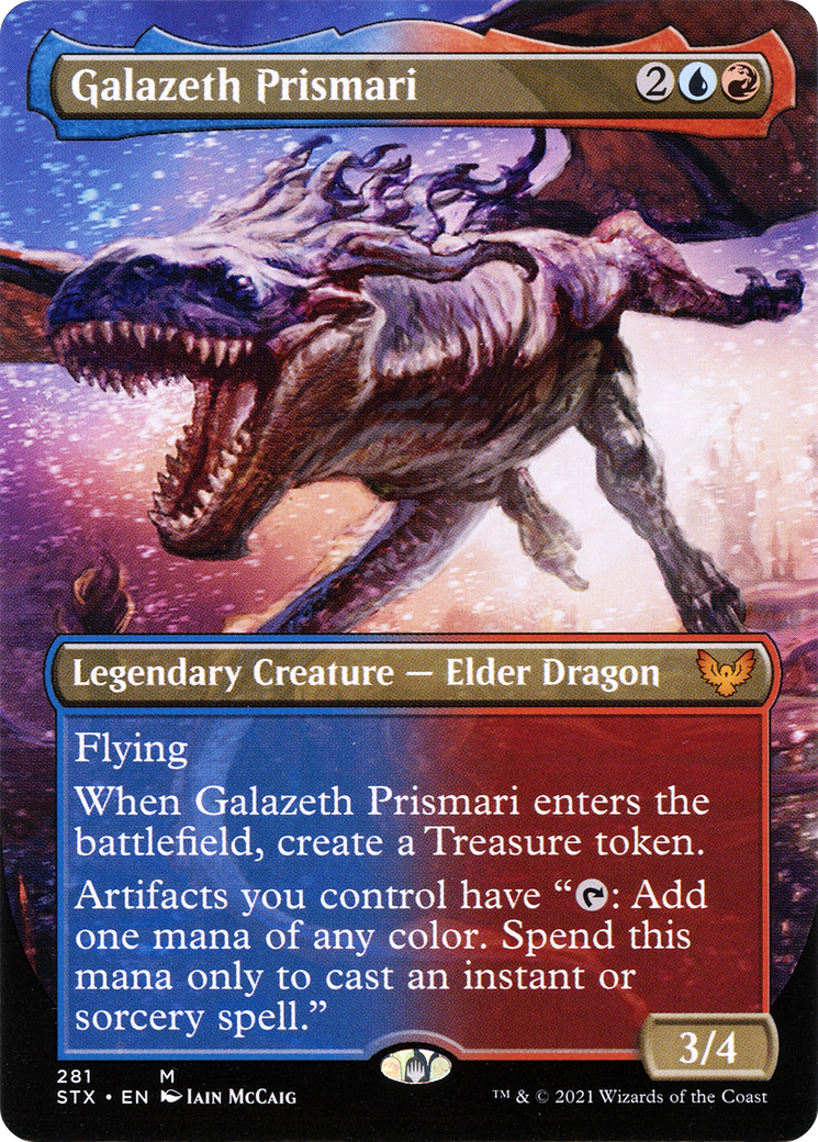 Galazeth Prismari (Borderless) (281) [Strixhaven: School of Mages] foil - Deck Out Gaming