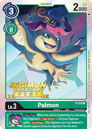 Palmon - P-032 (Digimon Card Game Fest 2022) (P-032) [Digimon Promotion Cards] Foil - Deck Out Gaming