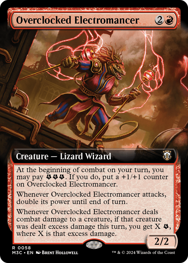 Overclocked Electromancer (Extended Art) (58) [Modern Horizons 3 Commander] - Deck Out Gaming
