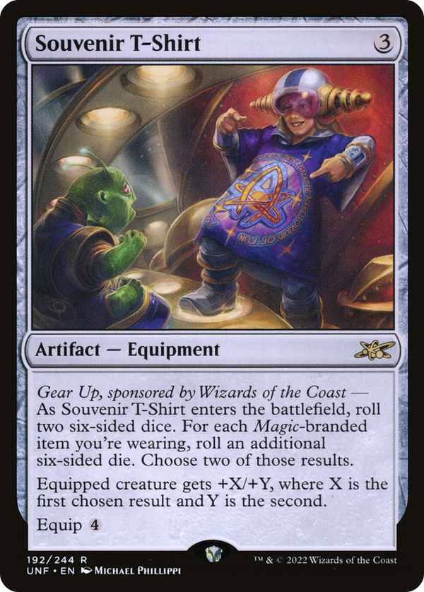 Souvenir T-Shirt (192) [Unfinity] foil - Deck Out Gaming