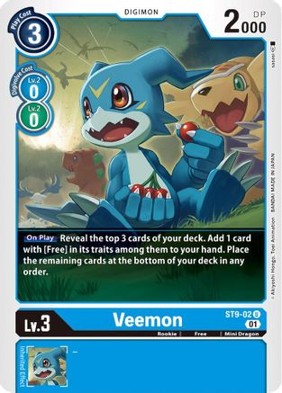 Veemon (ST9-02) [Starter Deck 09: Ultimate Ancient Dragon] - Deck Out Gaming