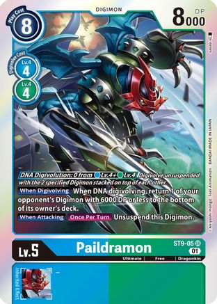 Paildramon (ST9-05) [Starter Deck 09: Ultimate Ancient Dragon] Foil - Deck Out Gaming