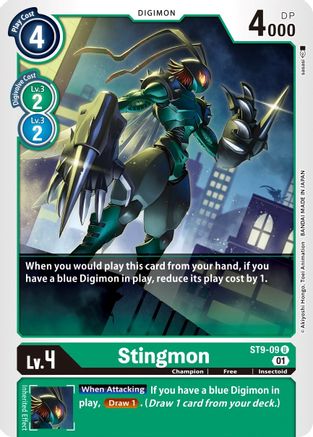 Stingmon (ST9-09) [Starter Deck 09: Ultimate Ancient Dragon] - Deck Out Gaming