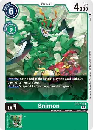 Snimon (ST9-10) [Starter Deck 09: Ultimate Ancient Dragon] - Deck Out Gaming