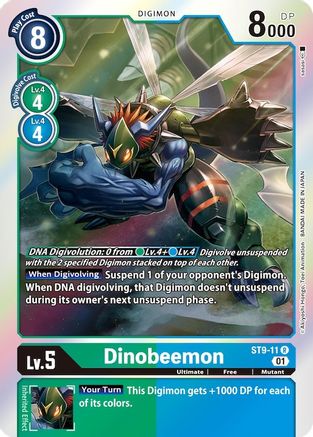 Dinobeemon (ST9-11) [Starter Deck 09: Ultimate Ancient Dragon] Foil - Deck Out Gaming