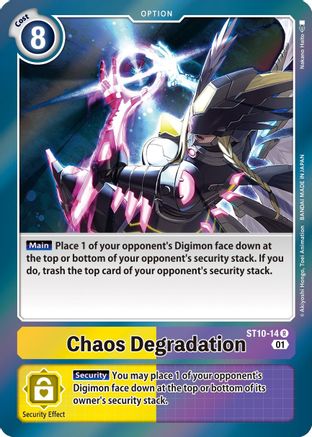 Chaos Degradation (ST10-14) [Starter Deck 10: Parallel World Tactician] Foil - Deck Out Gaming