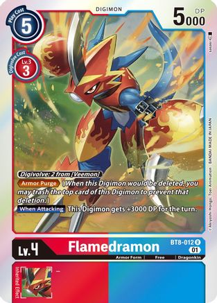 Flamedramon (BT8-012) [New Awakening] Foil - Deck Out Gaming