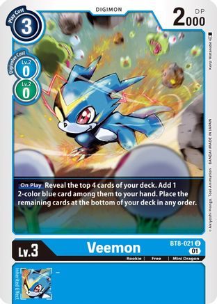 Veemon (BT8-021) [New Awakening] - Deck Out Gaming