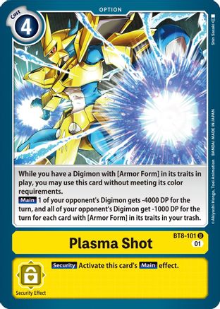 Plasma Shot (BT8-101) [New Awakening] - Deck Out Gaming