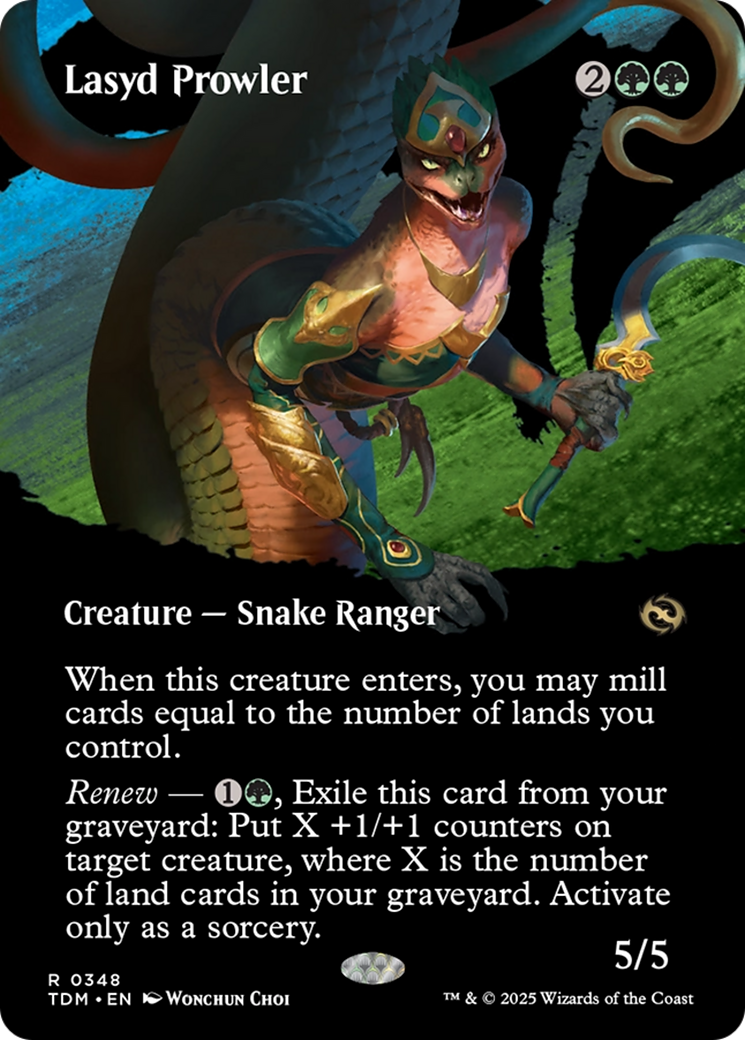 Lasyd Prowler (Borderless) (348) [Tarkir: Dragonstorm] - Deck Out Gaming