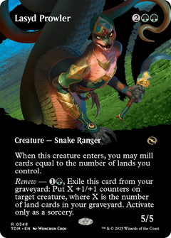 Lasyd Prowler (Borderless) (348) [Tarkir: Dragonstorm] foil - Deck Out Gaming
