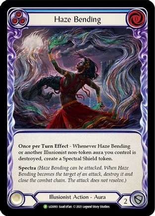 Haze Bending - LGS093 (LGS093) [Flesh and Blood: Promo Cards] Cold Foil - Deck Out Gaming