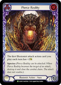 Pierce Reality - LGS095 (LGS095) [Flesh and Blood: Promo Cards] Cold Foil - Deck Out Gaming