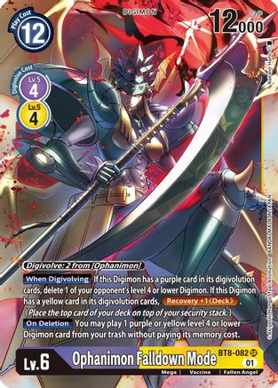 Ophanimon Falldown Mode (BT8-082) [New Awakening] Foil - Deck Out Gaming