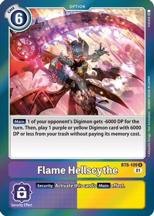 Flame Hellscythe (BT8-109) [New Awakening] Foil - Deck Out Gaming