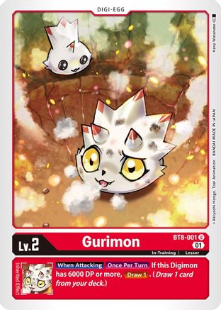 Gurimon (BT8-001) [New Awakening] - Deck Out Gaming