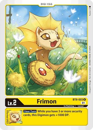 Frimon (BT8-003) [New Awakening] - Deck Out Gaming