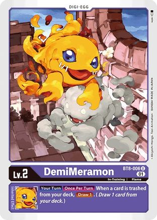 DemiMeramon (BT8-006) [New Awakening] - Deck Out Gaming