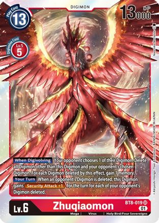 Zhuqiaomon (BT8-019) [New Awakening] Foil - Deck Out Gaming