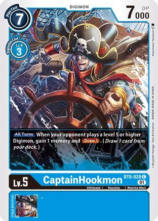 CaptainHookmon (BT8-028) [New Awakening] - Deck Out Gaming