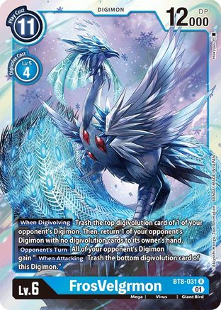 FrosVelgrmon (BT8-031) [New Awakening] Foil - Deck Out Gaming