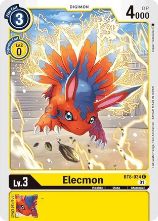 Elecmon (BT8-034) [New Awakening] - Deck Out Gaming