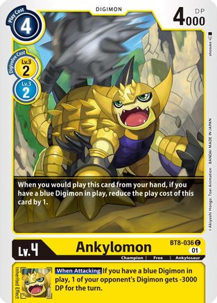 Ankylomon (BT8-036) [New Awakening] - Deck Out Gaming