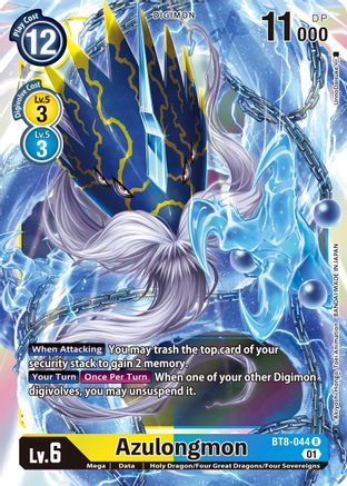 Azulongmon (BT8-044) [New Awakening] Foil - Deck Out Gaming