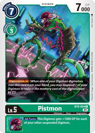 Pistmon (BT8-054) [New Awakening] - Deck Out Gaming