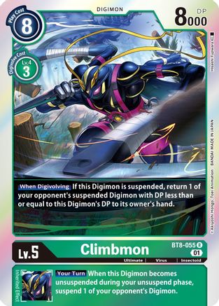 Climbmon (BT8-055) [New Awakening] Foil - Deck Out Gaming