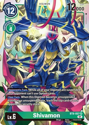 Shivamon (BT8-057) [New Awakening] Foil - Deck Out Gaming