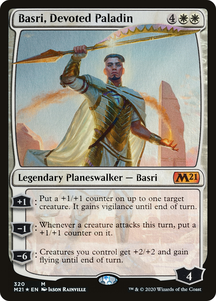 Basri, Devoted Paladin (320) [Core Set 2021] foil - Deck Out Gaming