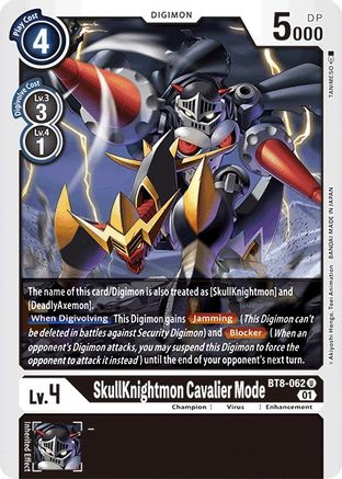 SkullKnightmon Cavalier Mode (BT8-062) [New Awakening] - Deck Out Gaming